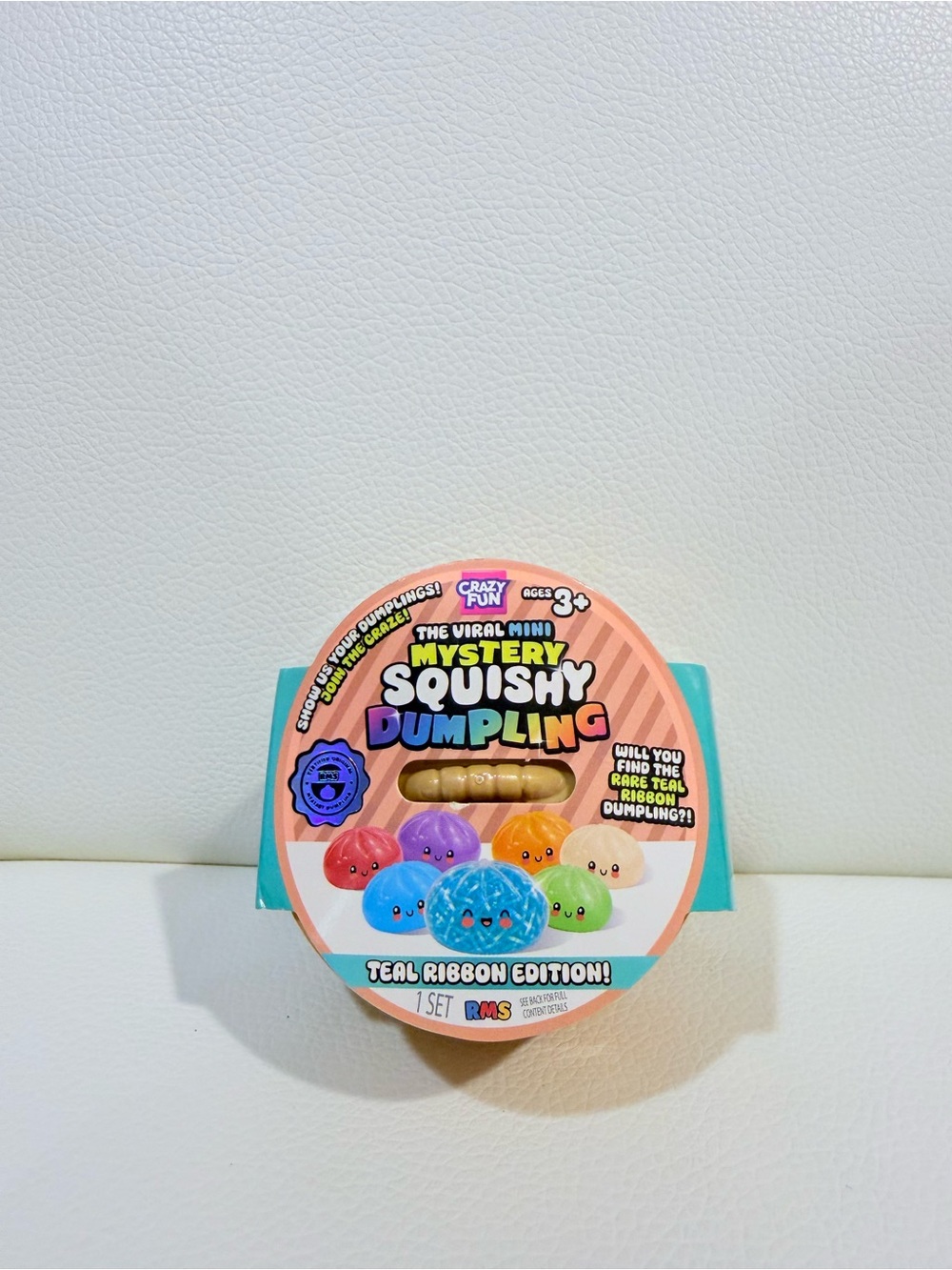 The Viral Mini Mystery Squishy Dumpling - Teal Ribbon Edition